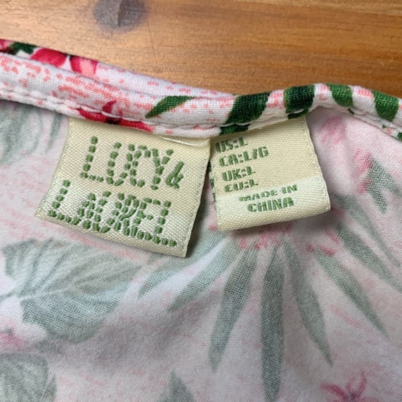 Lucy & Laurel NWOT Soft Summer PJ Set, Adjustable Straps, Stretch, Floral - Picture 7 of 15